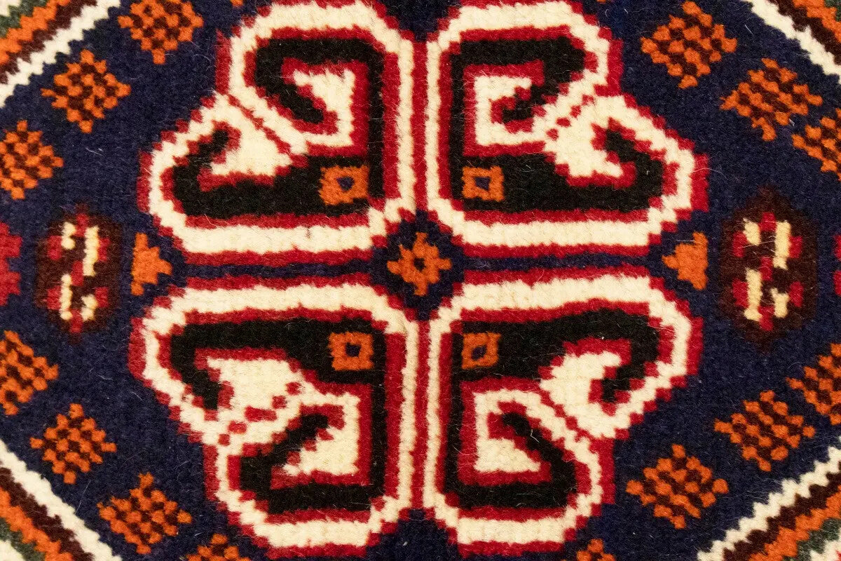 Vintage Style Handmade Tribal Oriental Rug