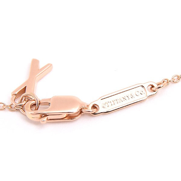 Tiffany & Co. Atlas X Open Pendant Necklace Pink Gold 750Pg