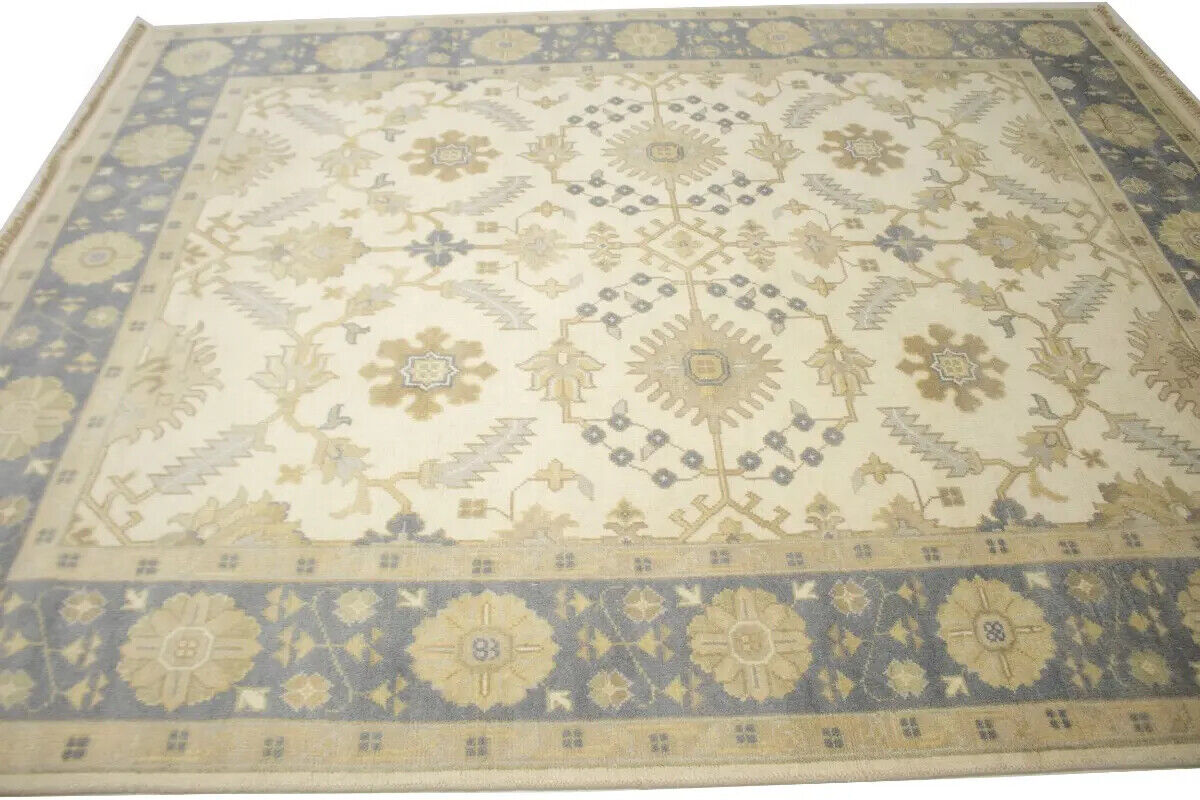 8X10 Ft Handmade Vintage Oriental Rug Muted