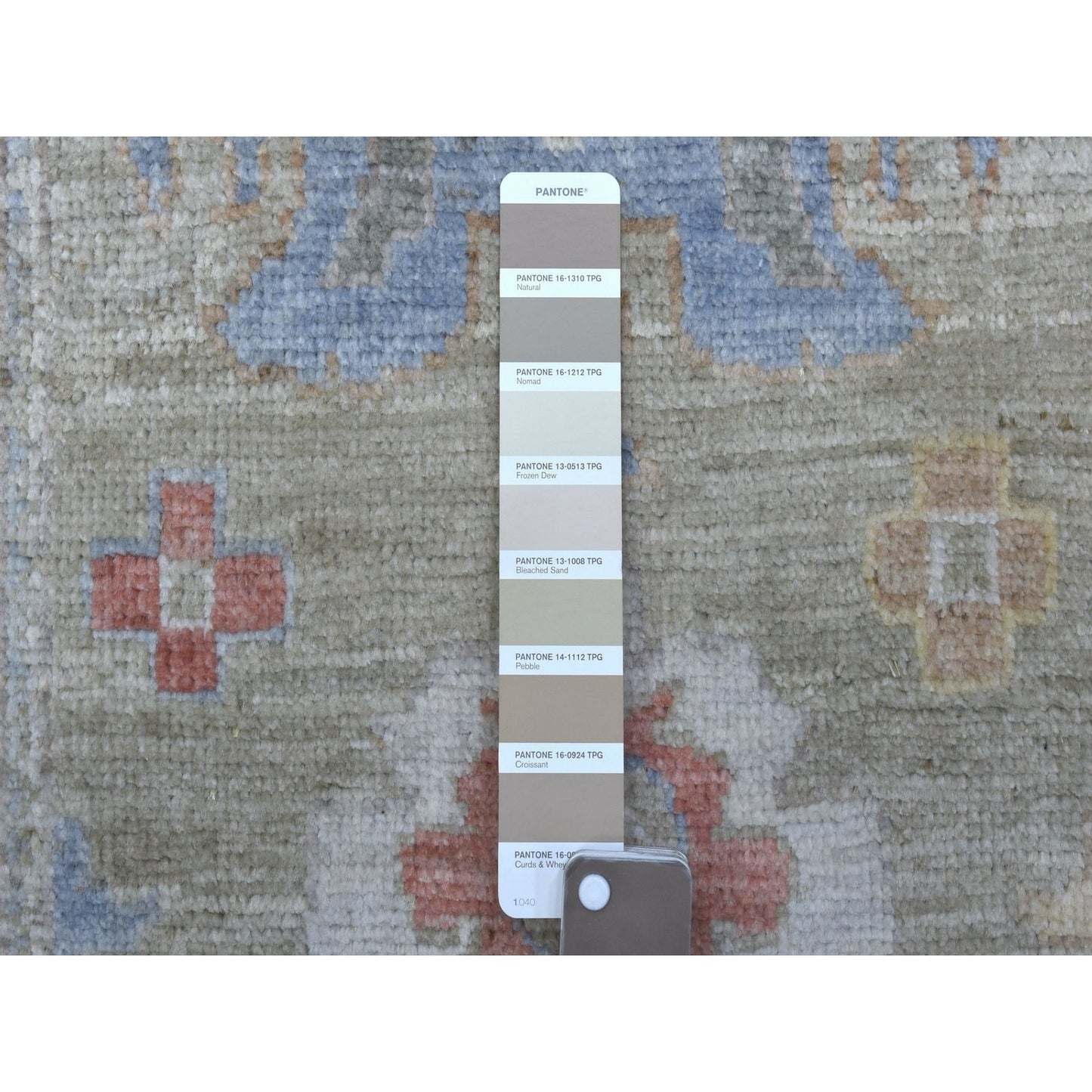 2'7"X17'5" Hand Knotted Angora Oushak Gray Extra Soft Wool Xl Runner Rug