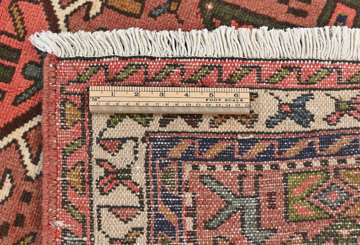 Vintage Tribal Runner Rug 3X13 Ft Rusty Pink