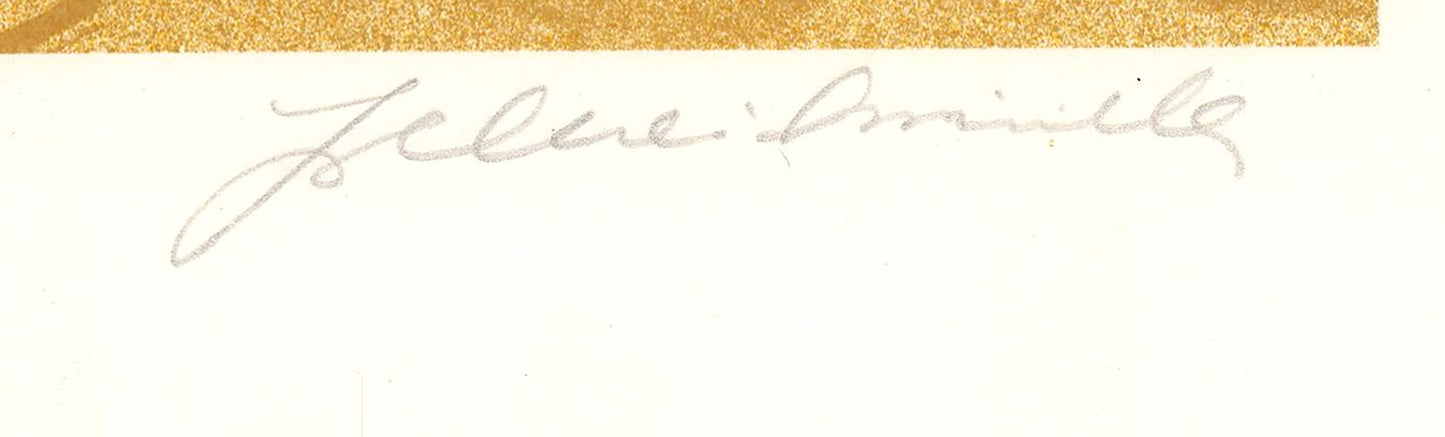 Lee Dubin Family Portrait Signed " Lithograph