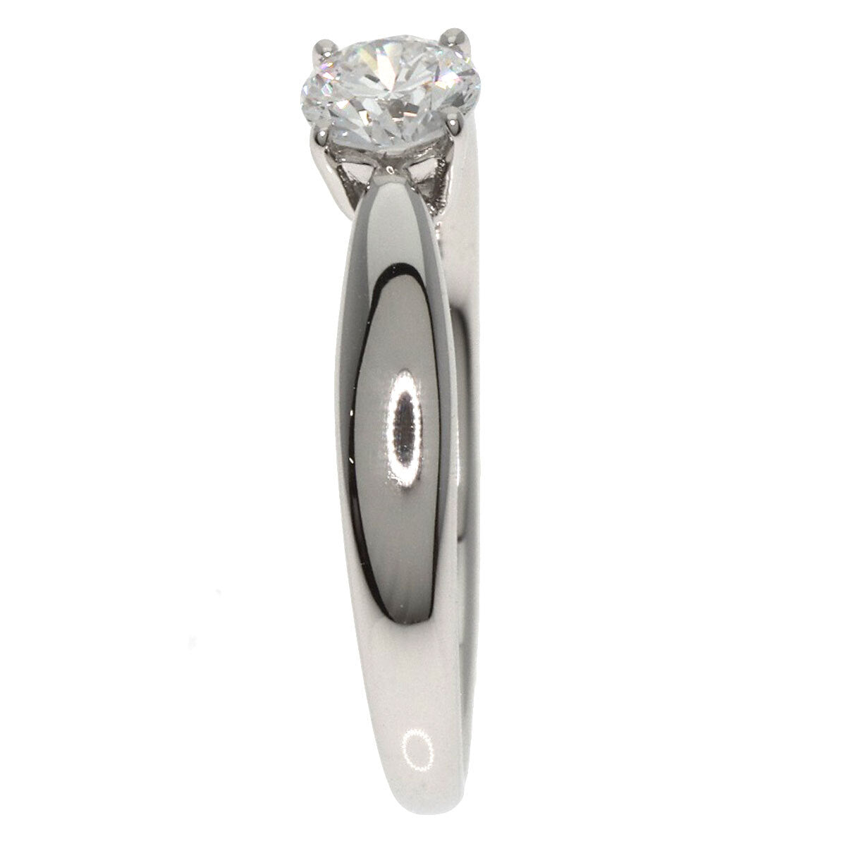 Tiffany&Co. Ring 1P Diamond Platinum Pt950