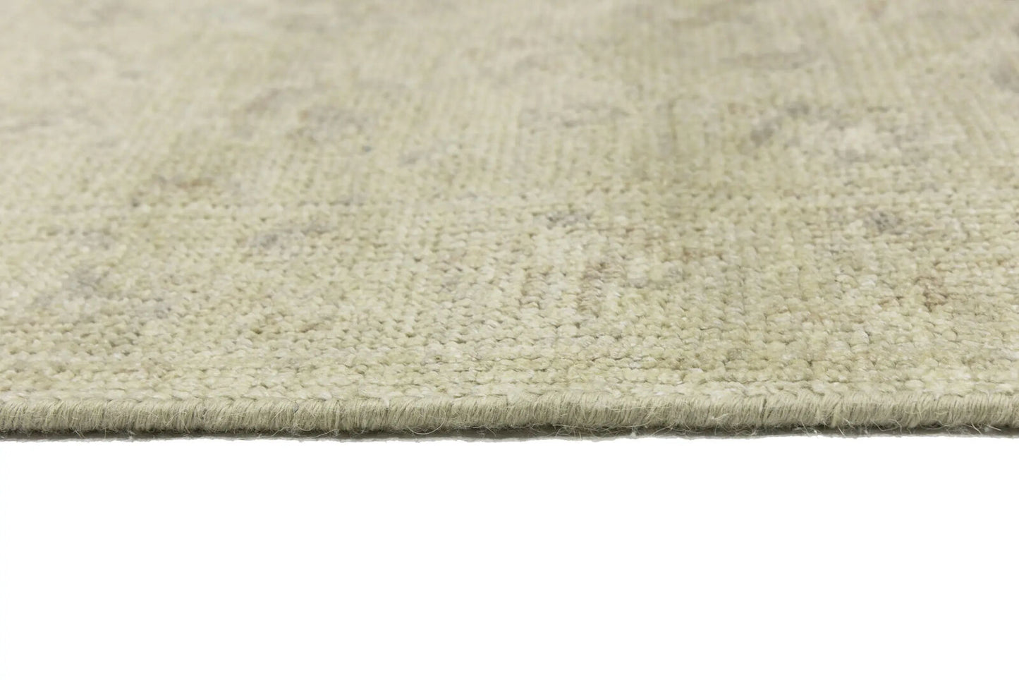Handmade Wool Oriental Runner Rug Muted Floral