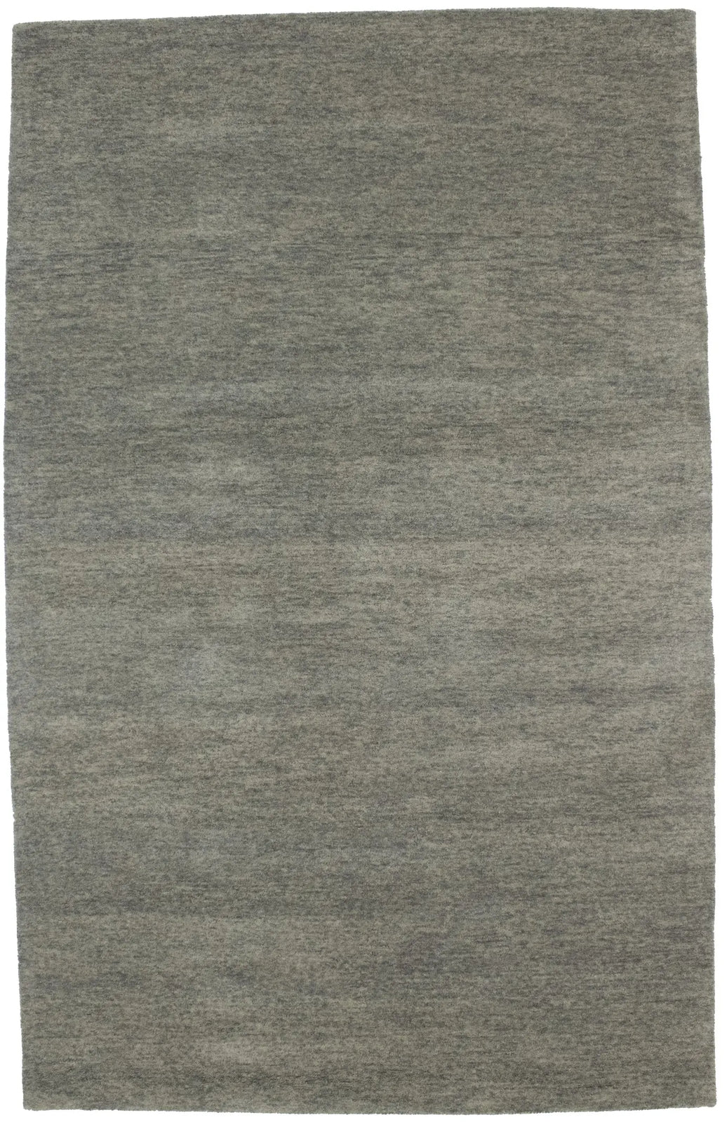 5X8 Ft Hand-Tufted Modern Rug Solid Gray