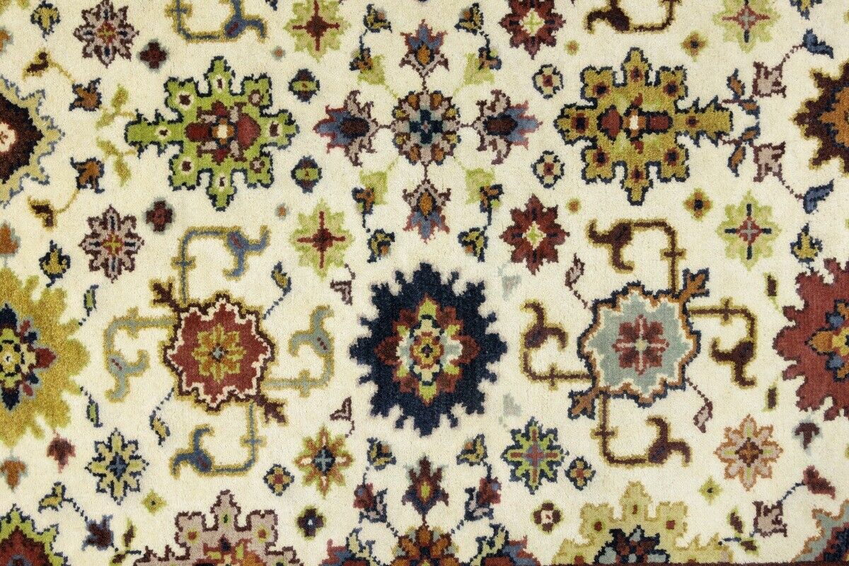 Handmade Floral Design Chobi Rug Wool Oriental