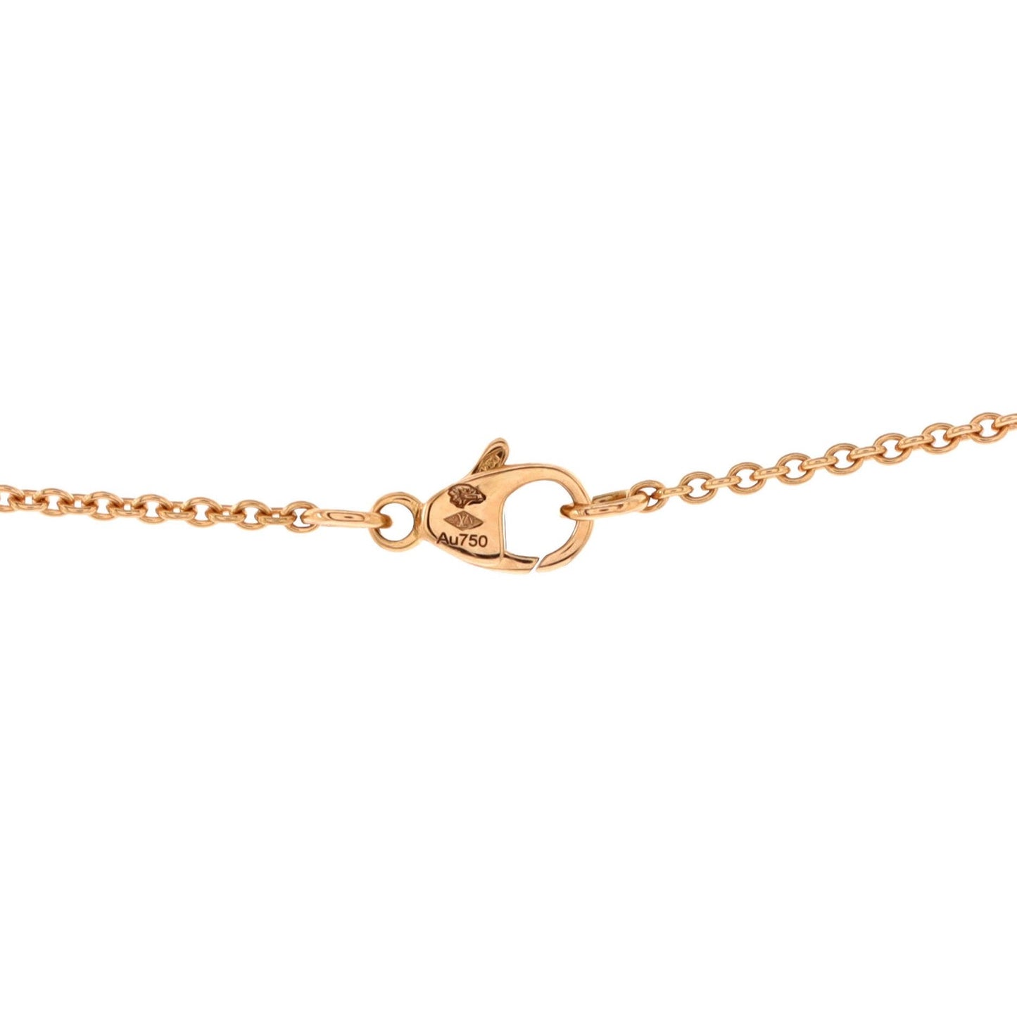 Louis Vuitton Empreinte Pendant Necklace 18K Rose Gold