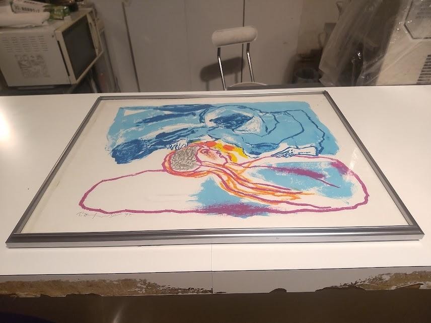 Pieter Defesche Lithograph "Devotion" Signed