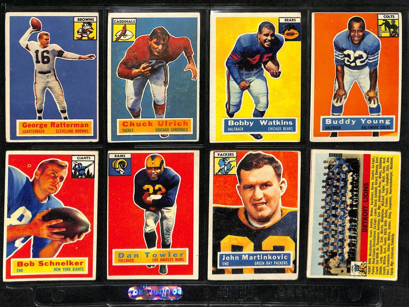 1956 Topps Football Card Complete Set (1-120)