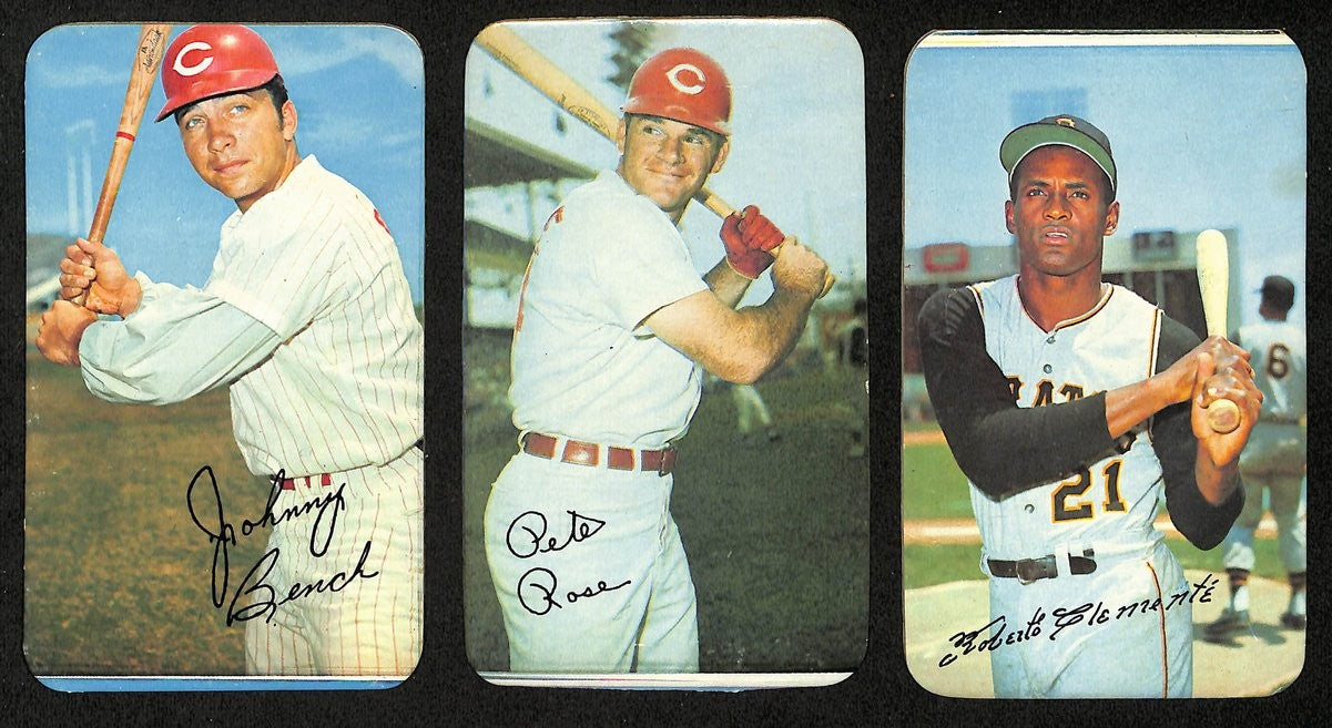 1970 Topps Super Baseball Complete Set (1-42) Clemente Aaron Mays Bench 197383