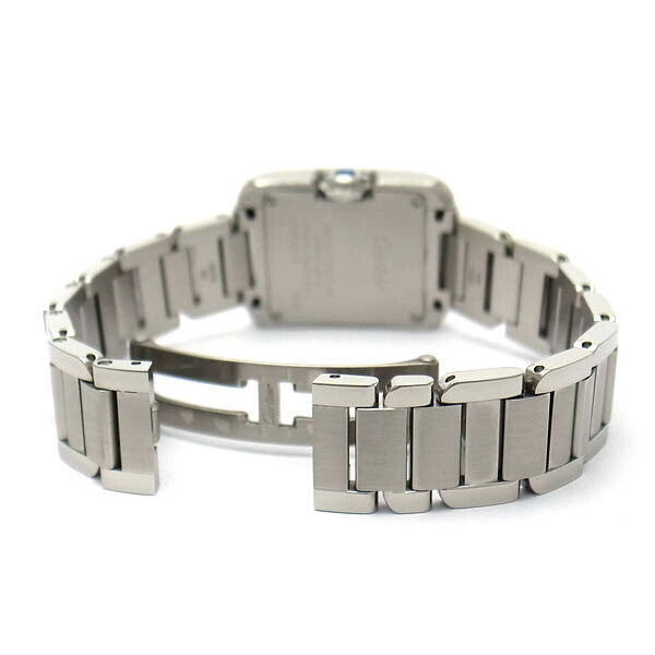 Cartier Tank Anglaise W5310022 Gray Band Size 16Cm Ladies Used Watch #21111