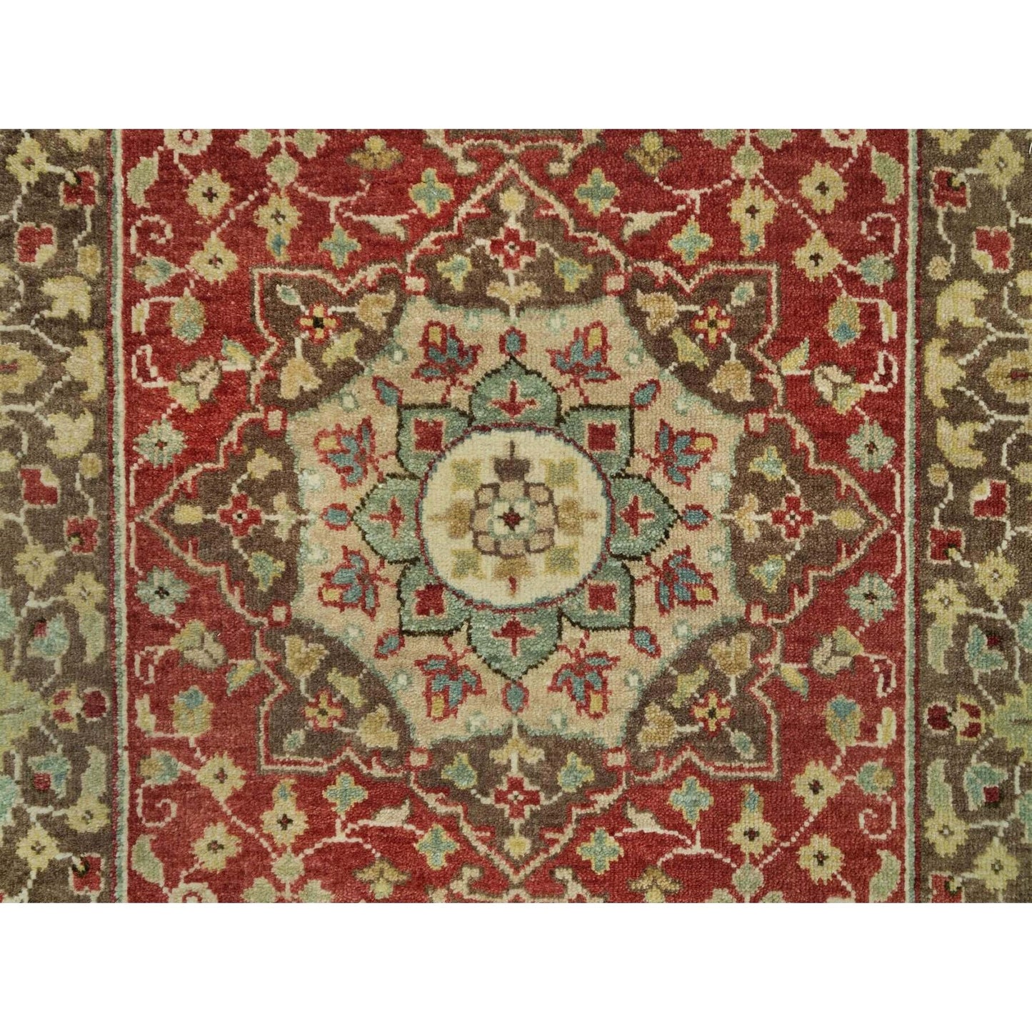 2'7"X22' Cherry Red Wool Haji Jalili Design Hand Knotted Xl Runner Rug