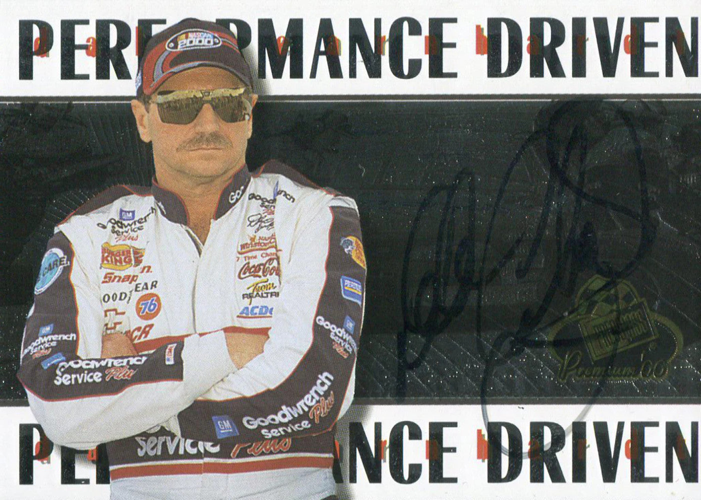 Dale Earnhardt Autographed 2000 Press Pass Racing