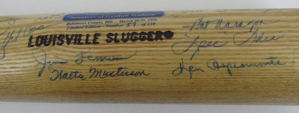 1996 Senators Of Griffith Stadium Multi-Signed