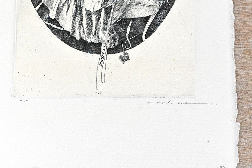 Alphonse Inoue Love Is Enough 3 2010 Etching Ea Hand-Colored Signed Japan