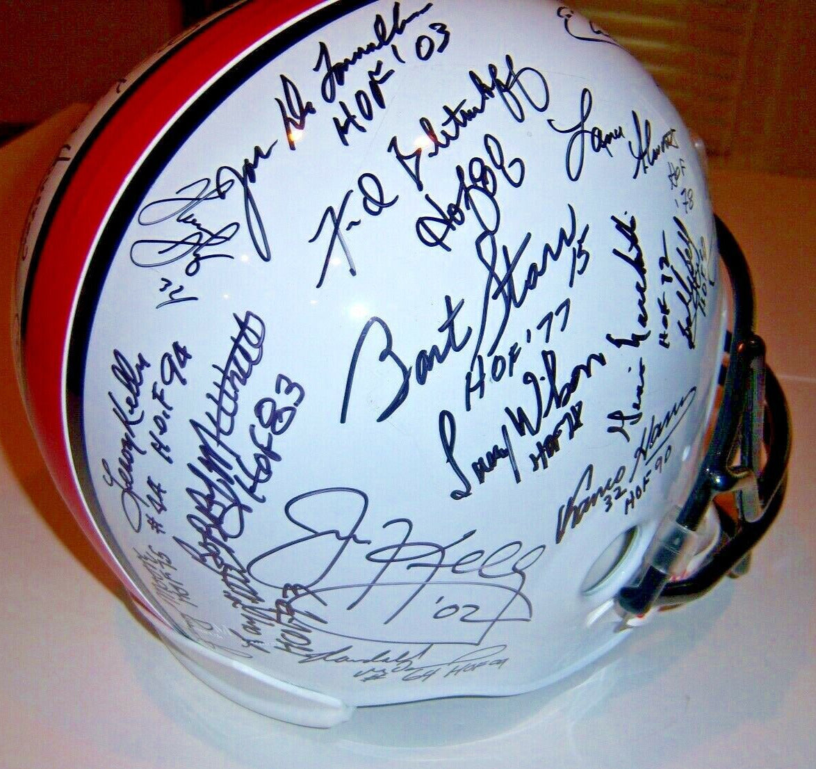 Bart Starr,Lance Alworth,Deacon Jones 28 Sigs