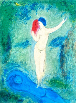 Marc Chagall Lithograph 'Le Bisou' Coa Hand Numbered Signed