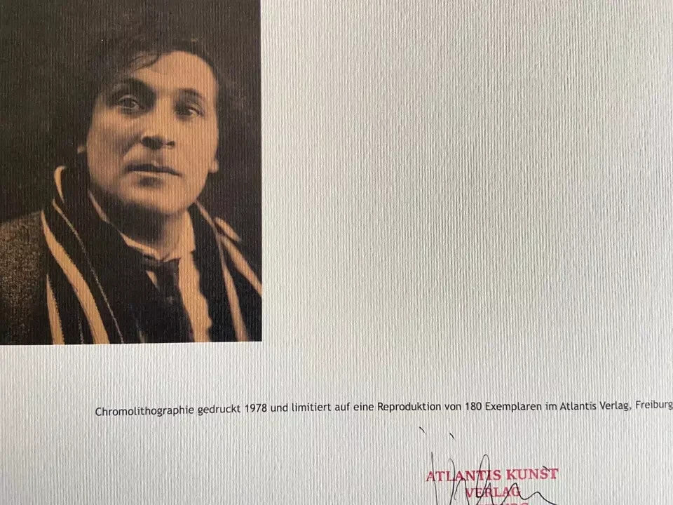 Marc Chagall Lithograph Coa Original Numbered Signed Collection Stamp