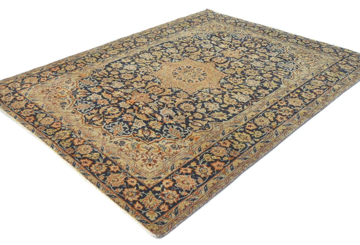 6'5X8'2 Ft Handmade Semi-Antique Oriental Rug