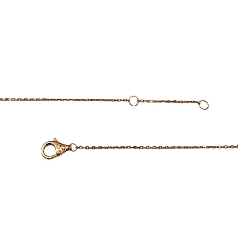 Cartier Trinity 1P Diamond Necklace K18Yg