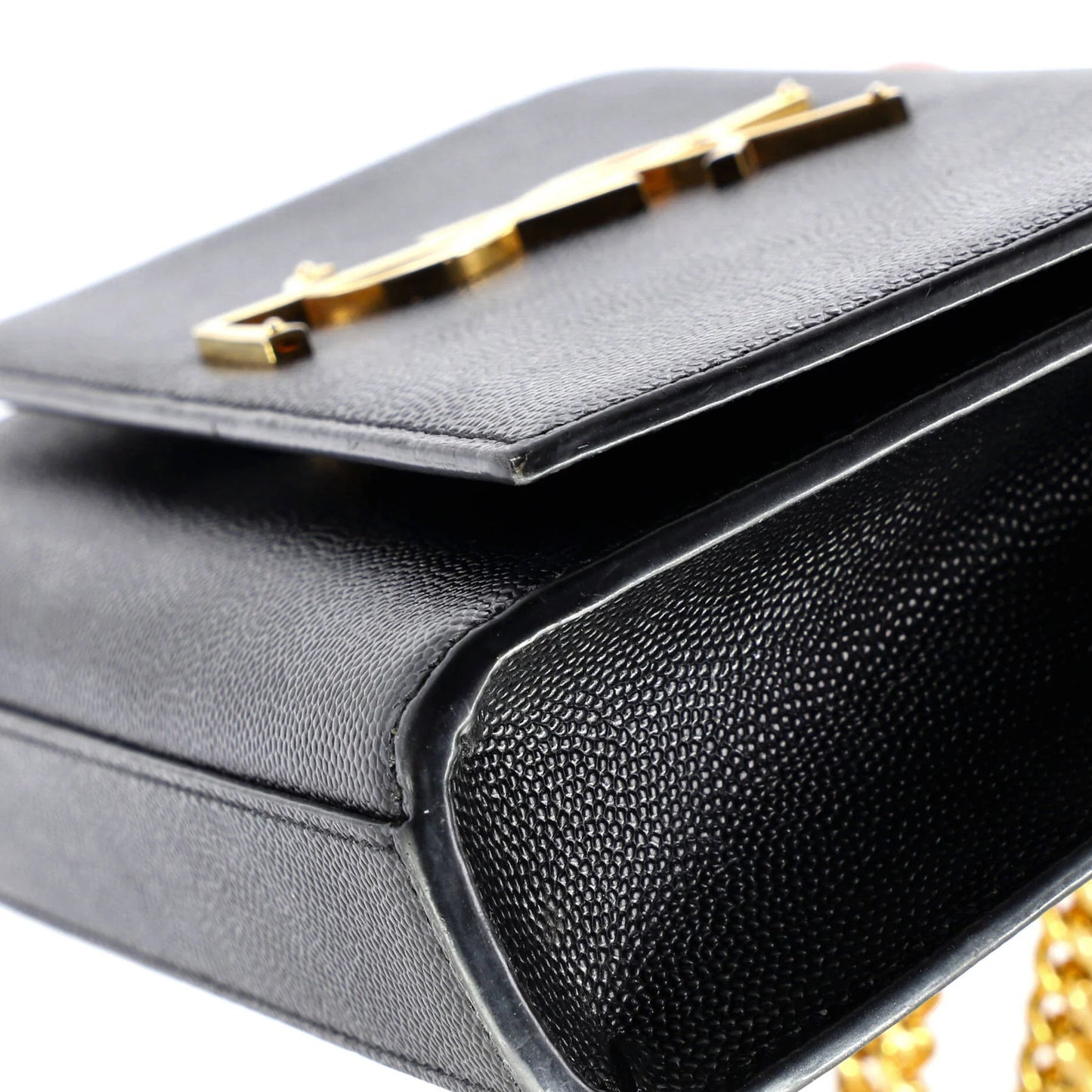 Saint Laurent Classic Monogram Crossbody Bag Grainy Leather Small