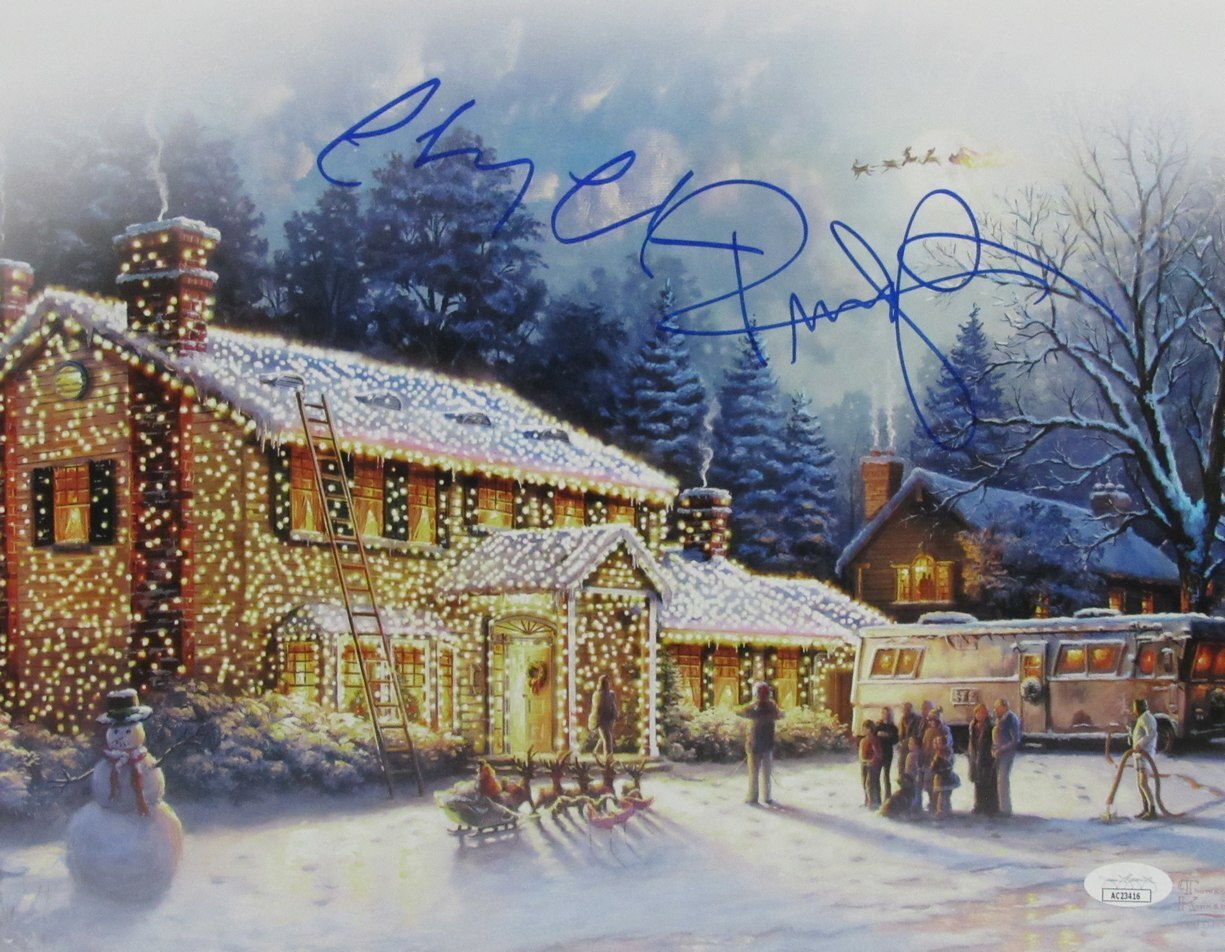 Chevy Chase/Randy Quaid Autographed 11X14 Photo