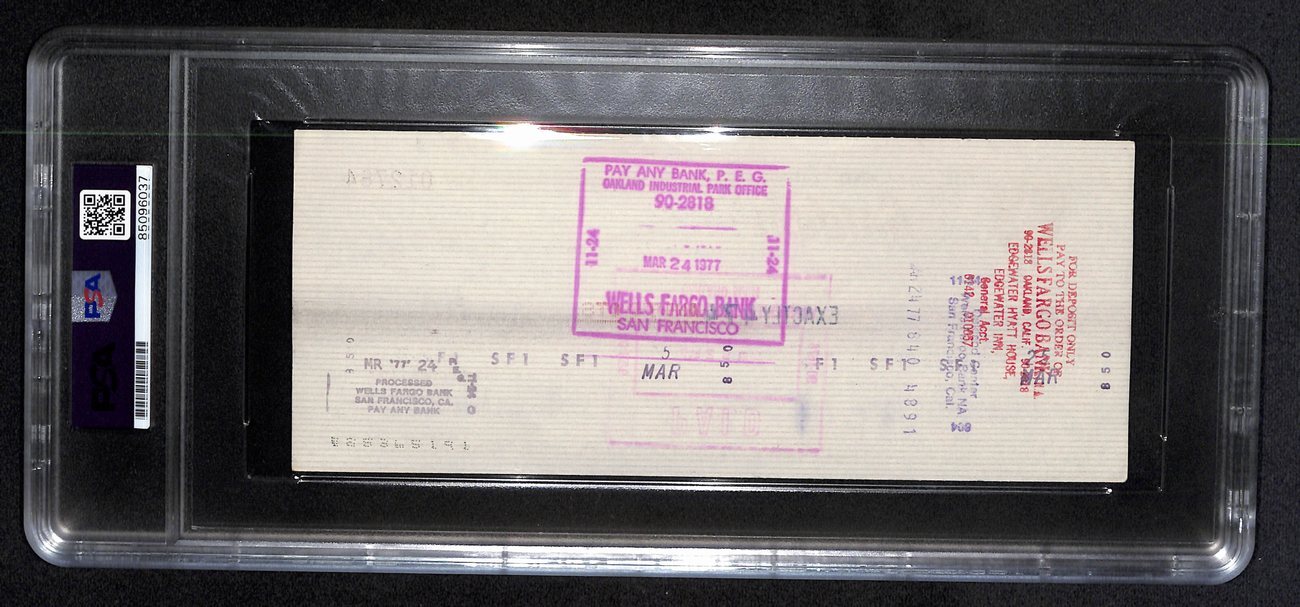Al Davis Signed/Autographed 1977 Oakland Raiders