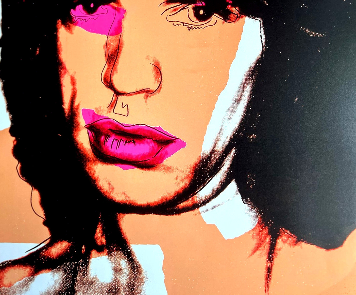 Andy Warhol "Mick Jagger" Hand Signed Coa Certificate Foundation