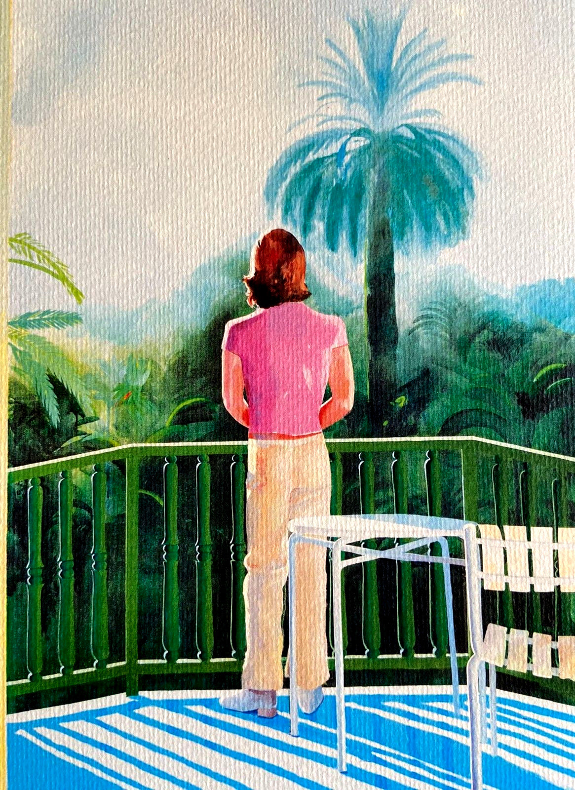 David Hockney Lithograph Coa Signed 180 Limited