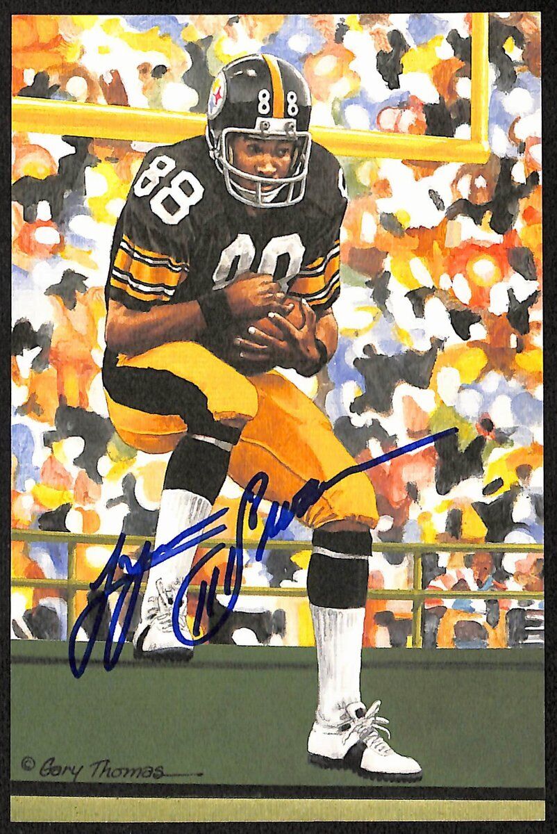 Lynn Swann Hof Signed/Auto 2001 Goal Line Art