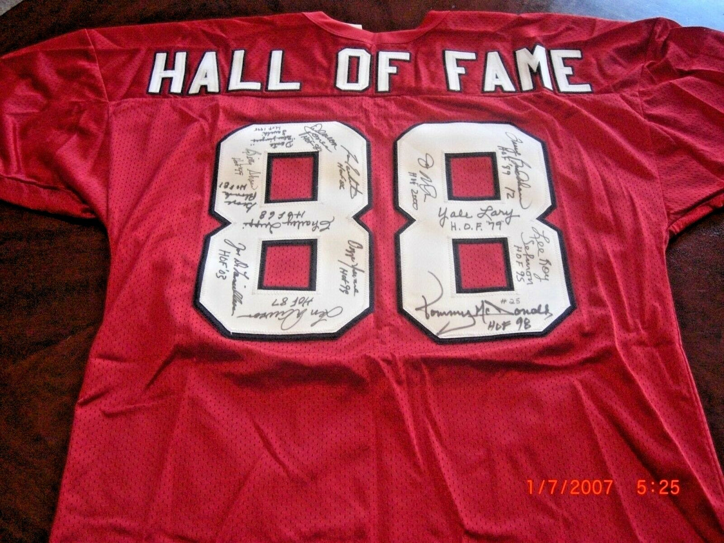 Terry Bradshaw,Joe Montana,George Blanda Jsa/Coa