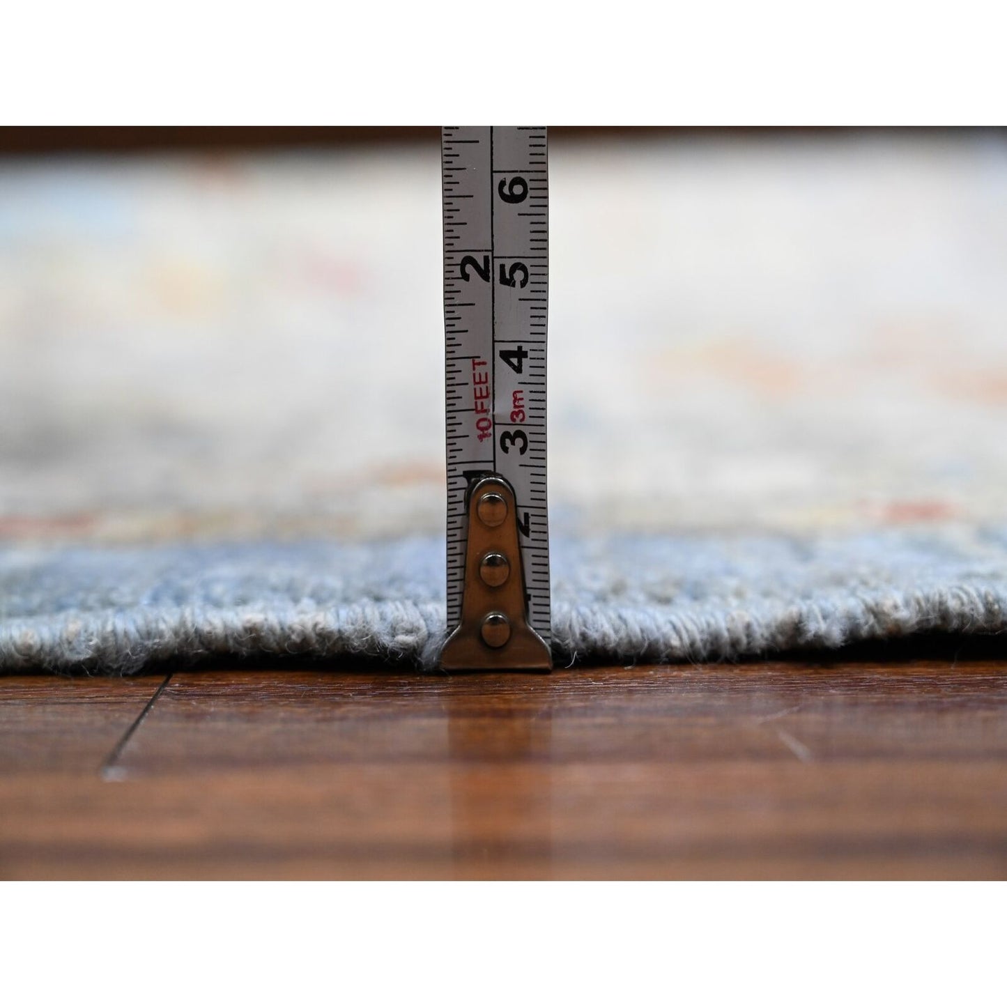 12'1"X14'6" Blue Fine Aryana Peshawar Heris Design Xl Oriental Rug
