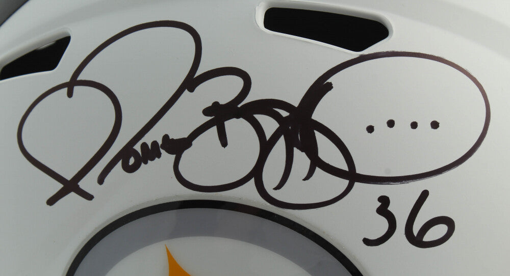 Jerome Bettis Signed Steelers Matte White Full