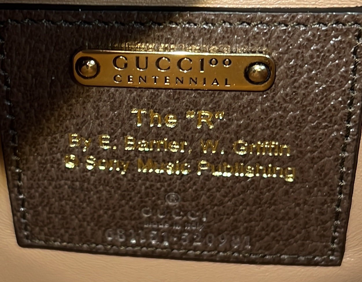 Gucci Diana Nm Bamboo Handle Tote Printed Canvas Medium