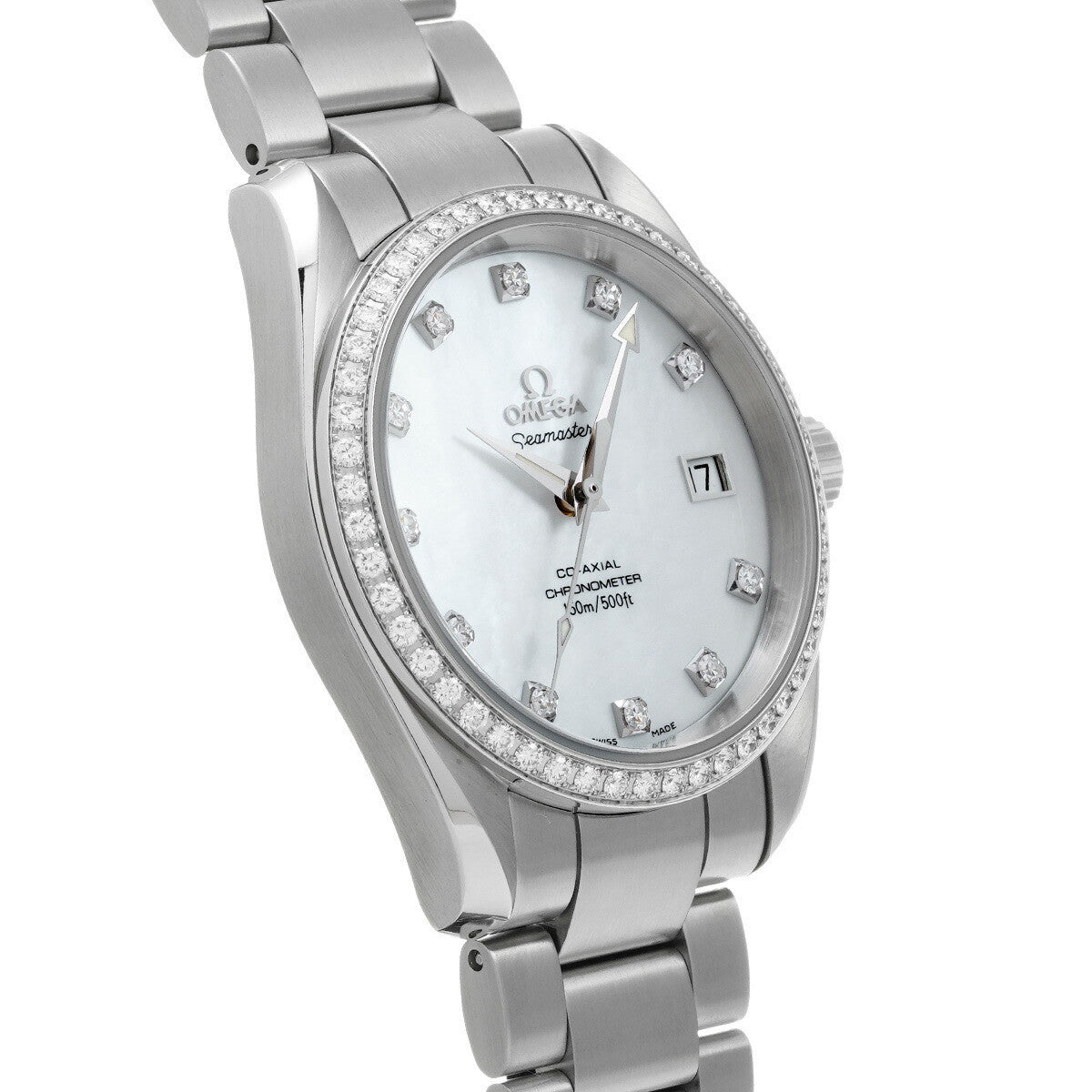 Omega Seamaster Aqua Terra Co-Axial 2509.75 White Men'S Used Watch #21118