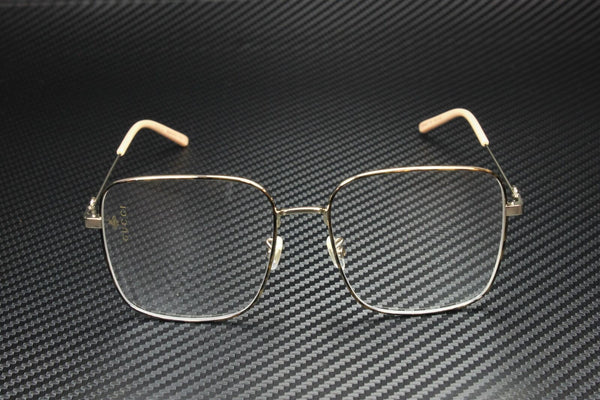 GUCCI GG0445O 003 Gold Women's Authentic Eyeglasses Frame 56 mm