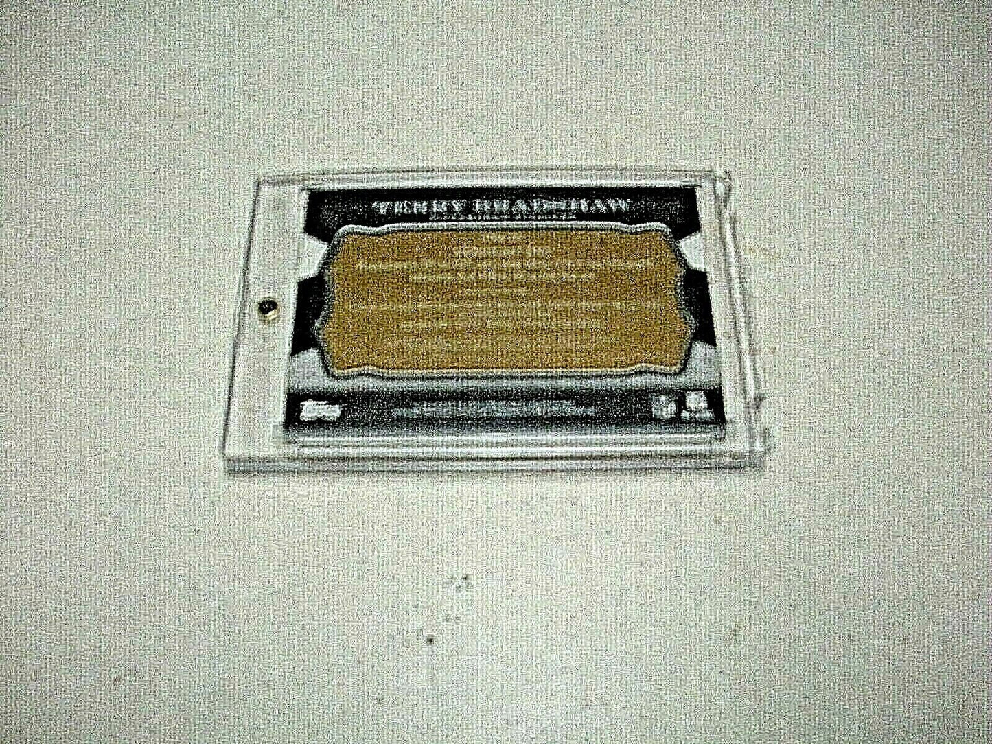 Terry Bradshaw 09 Topps 3X Threads Game Triple