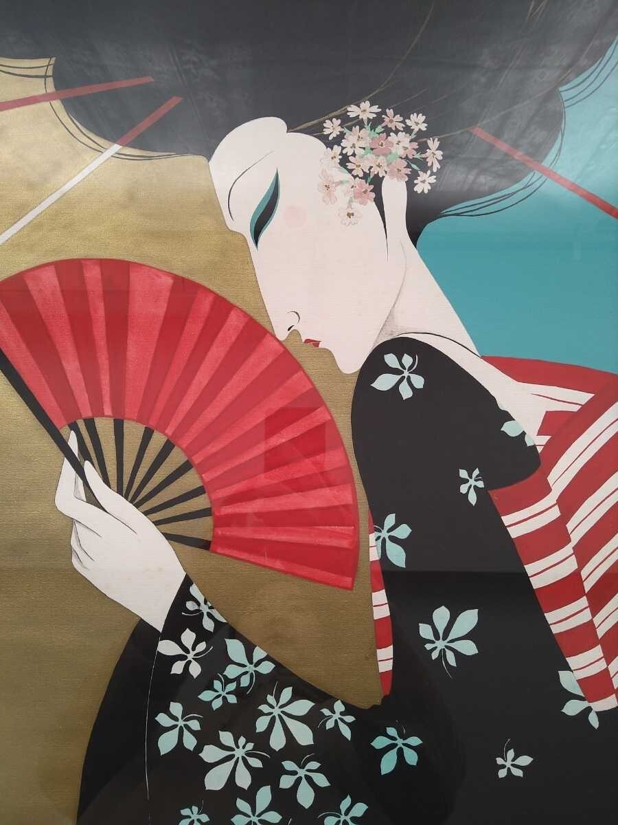 Roberto Tortoli Art Deco Original Acrylic Gouache