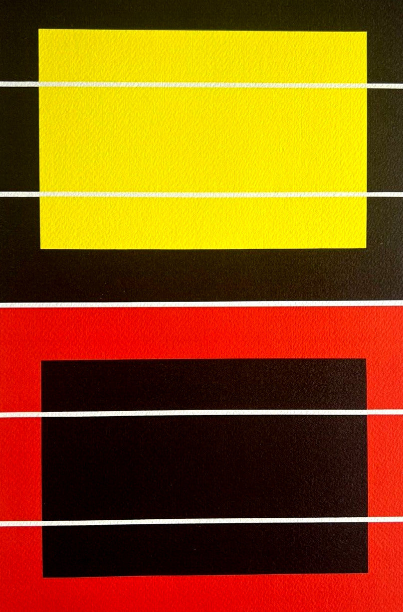 Donald Judd Lithograph Coa Signed Op Numbered In Pencil Crayon 180