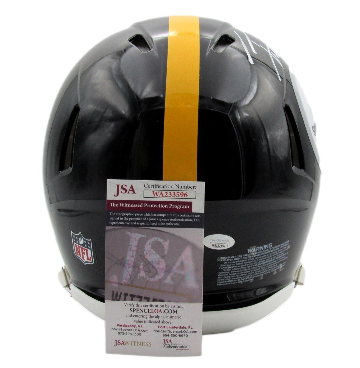 T.J. Watt Autographed Full Size Speed Authentic