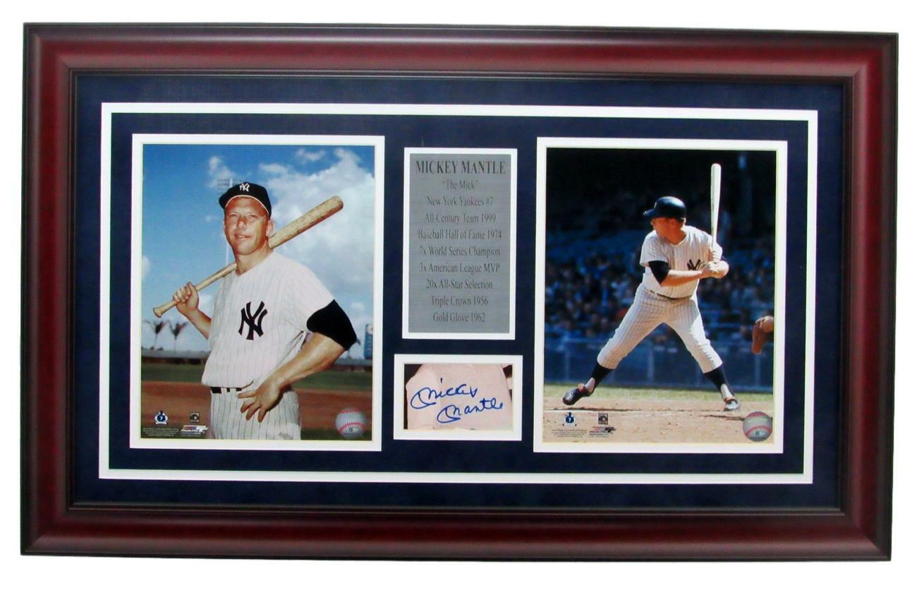 Mickey Mantle New York Yankees Signed 8X10 Photo