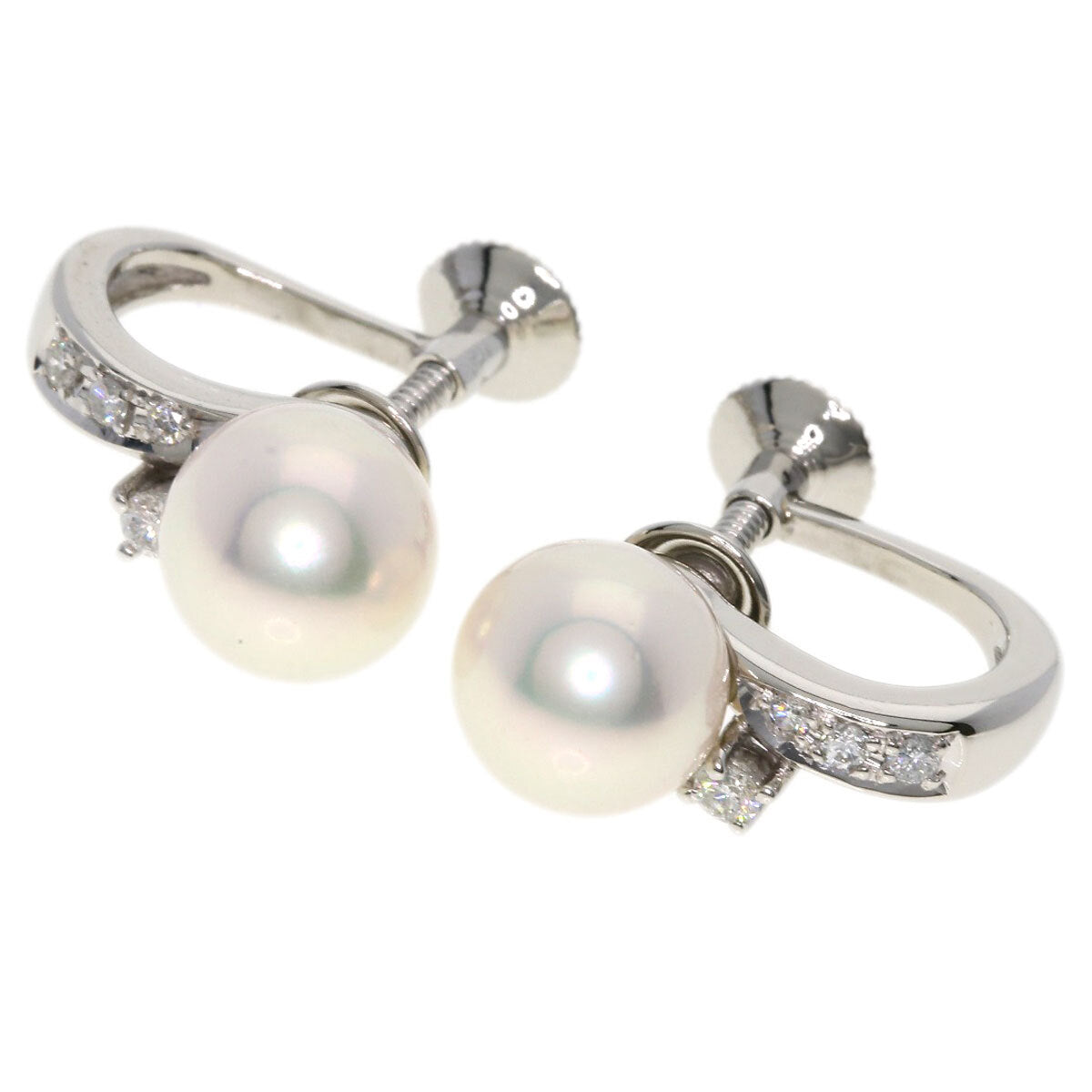 TASAKI Earring Pearl Pearl Diamond Platinum