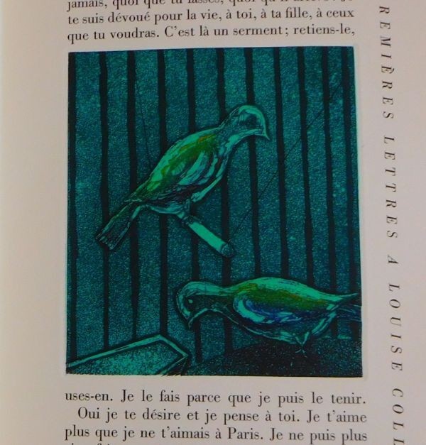 Gustave Flaubert Premires Lettres L.C. 1957 Limited Ed. Rigal Etchings No.32