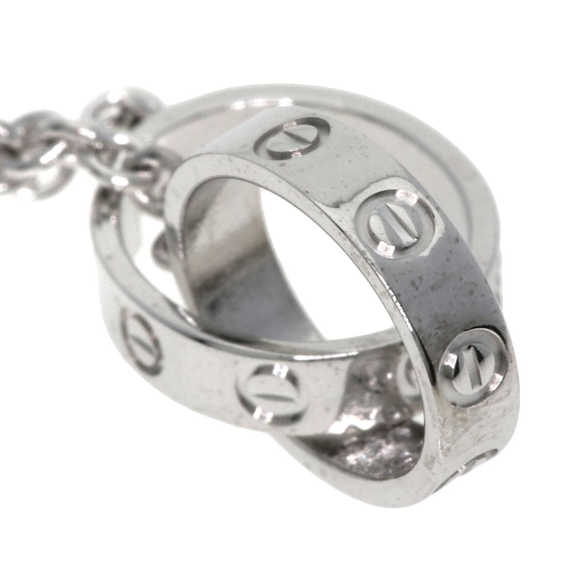 Cartier Bracelet Baby Love Old Type K18 White