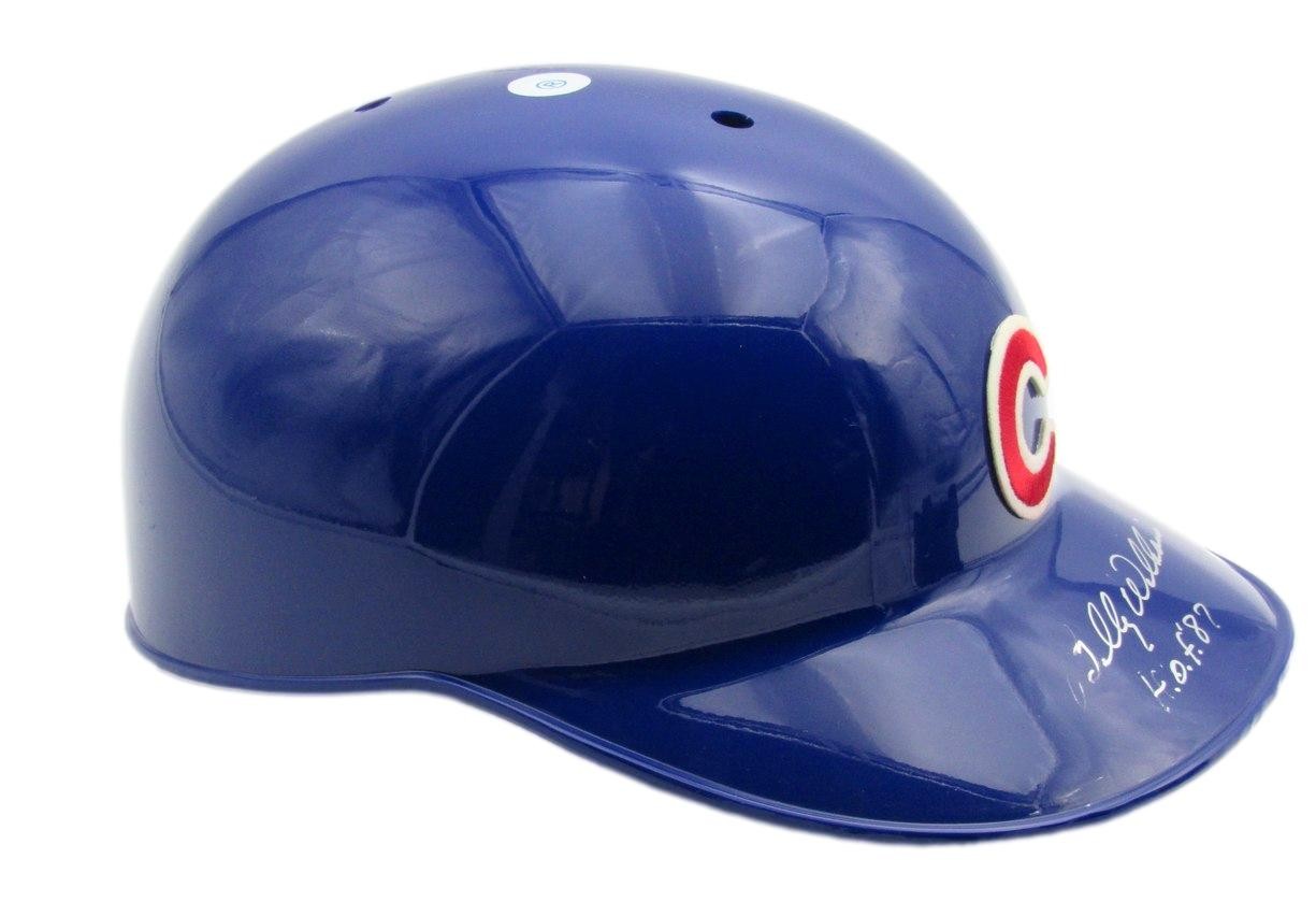 Billy Williams Hof Signed/Insc Mlb Batting Helmet Cubs Size 7 3/8 Psa/Dna 193129