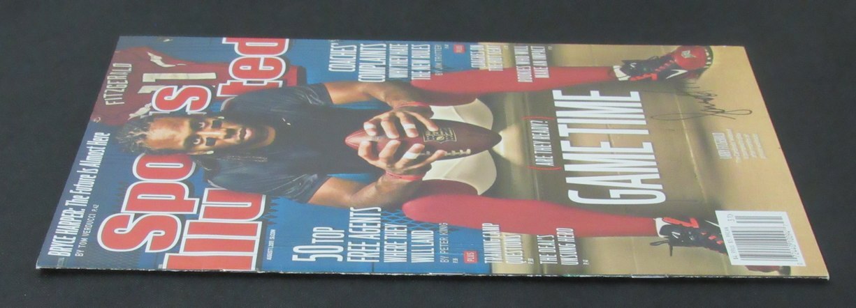 Larry Fitzgerald Signed 2011 Sports Illustrated