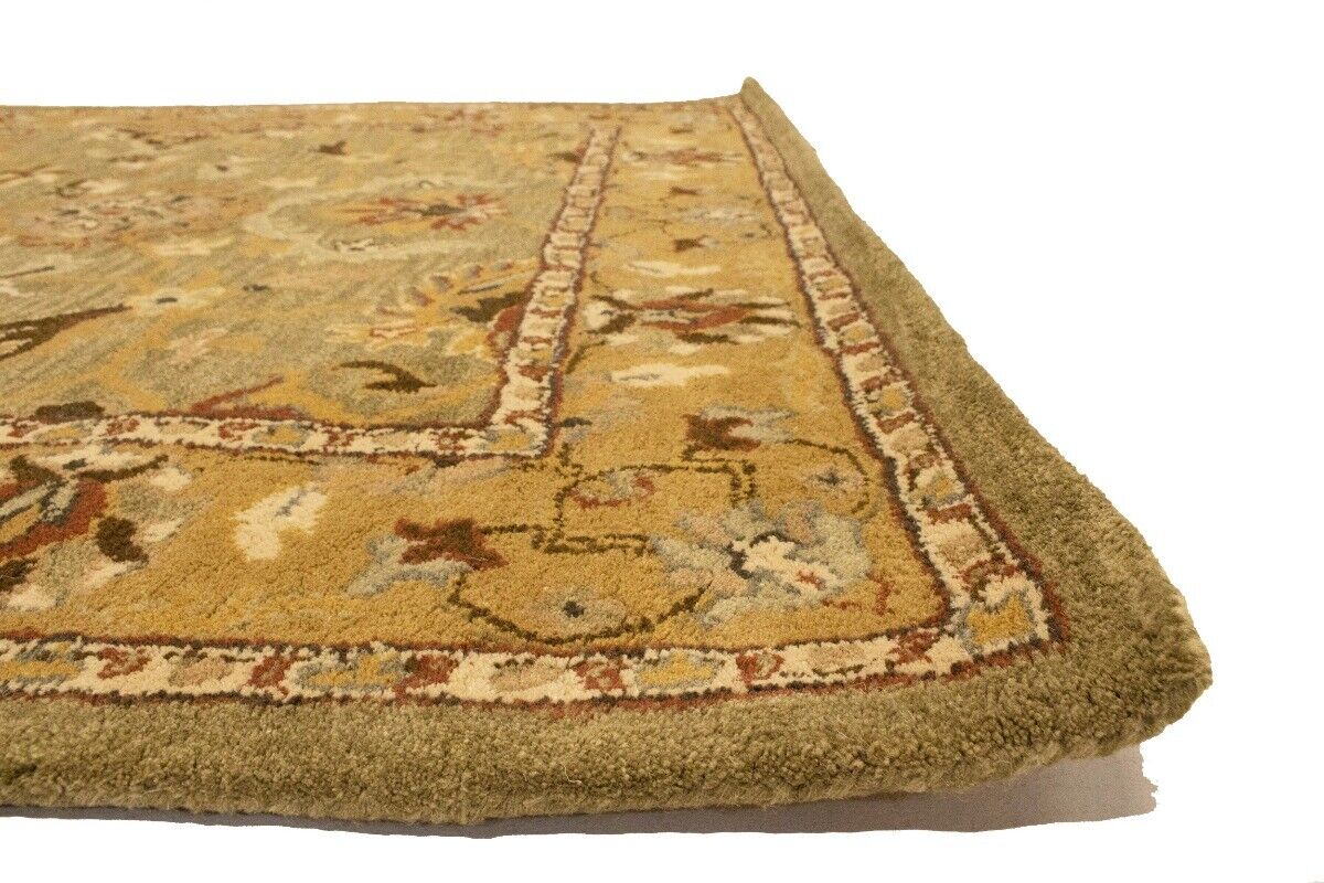 Traditional Hand-Tufted Oriental Rug Floral