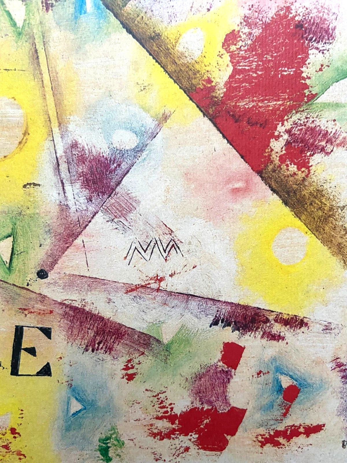 Paul Klee Lithograph Mourlot 1942 Coa Published