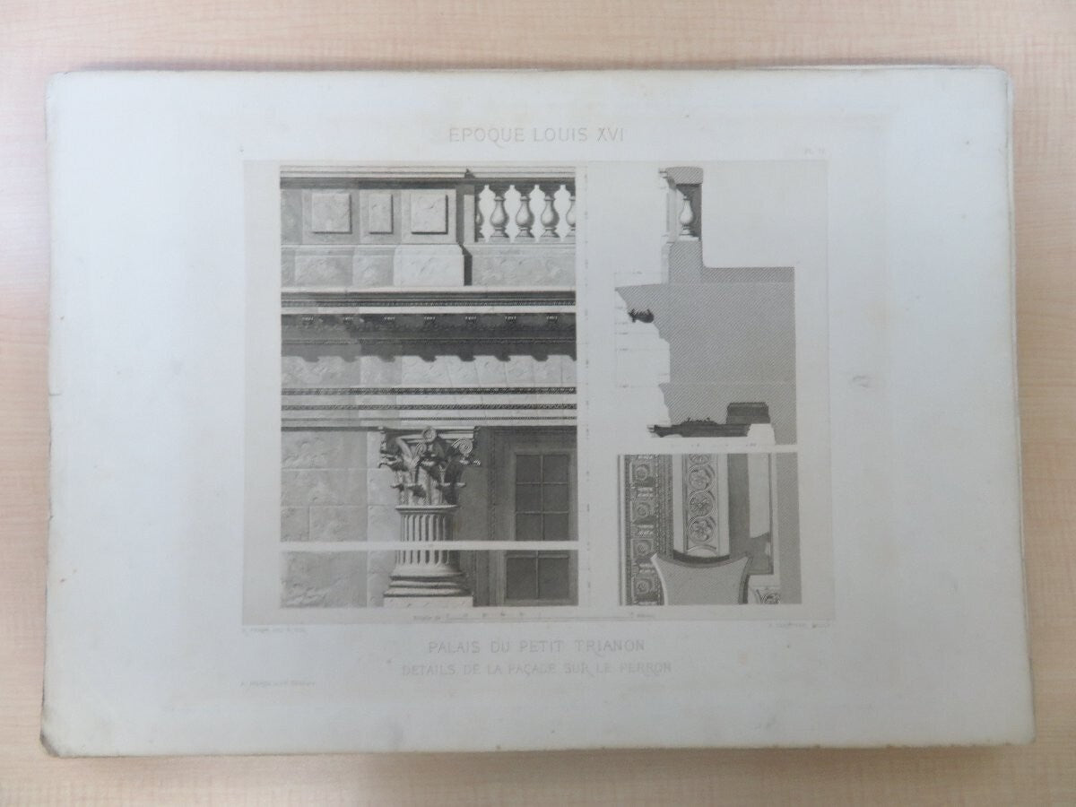 Architecture Louis Xvi Rodolphe Pfnor 1St Edition 1865 Plates Complete French