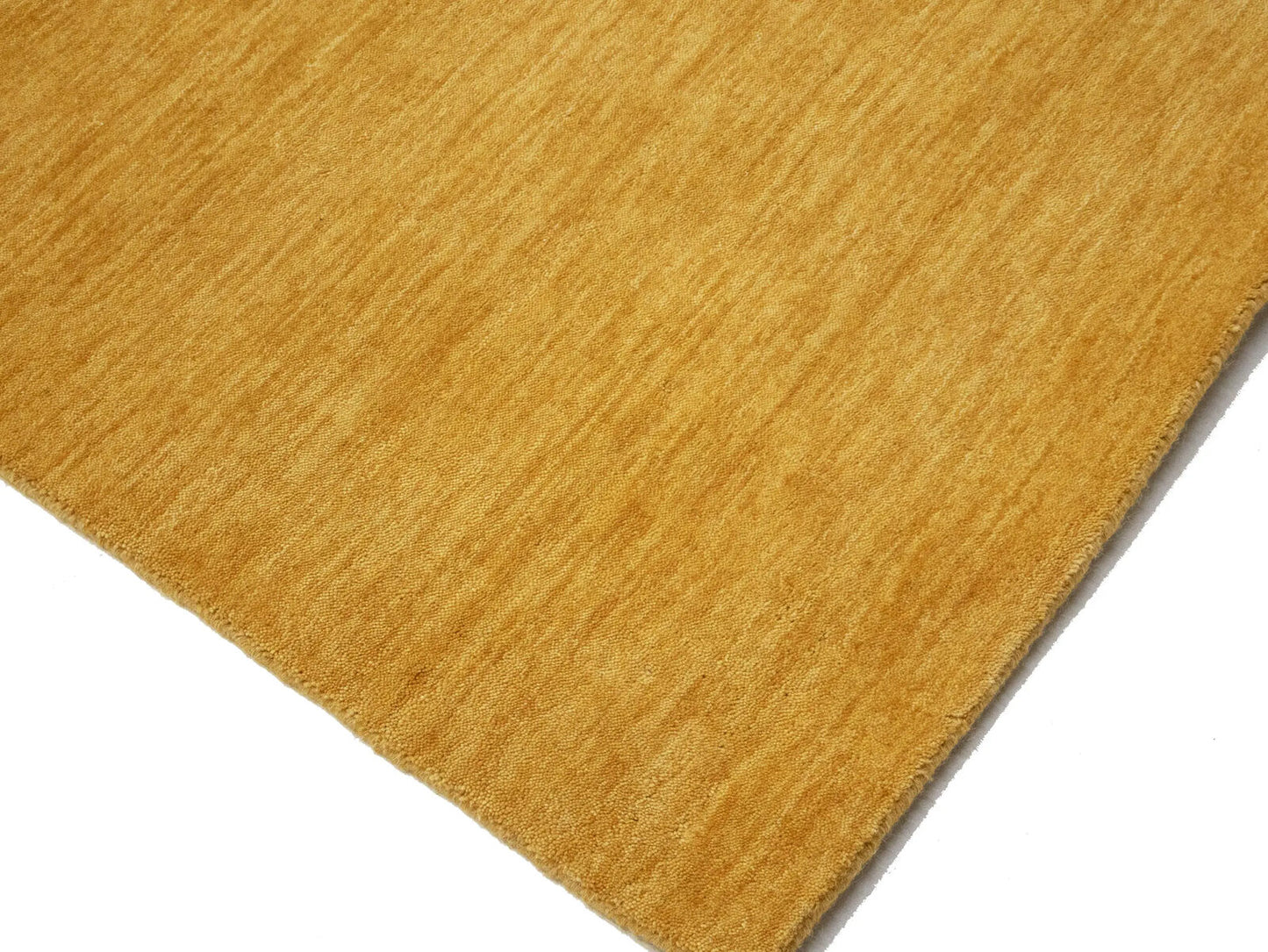 Golden Peach Solid Design Hand-Loomed 8X10 Gabbeh